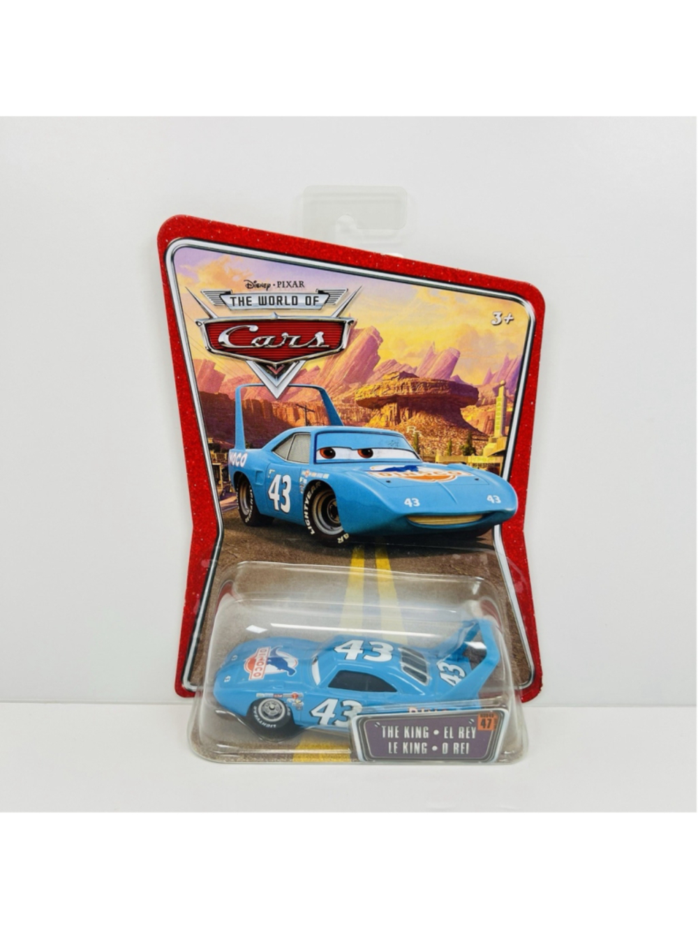 Mattel L5258 1:64 Die-Cast Disney Pixar "The World of Cars" #43 Dinoco King
